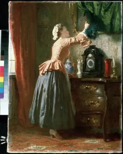 Wilhelm August Amberg Print La femme de chambre