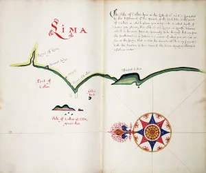 South America Map Prints: Lima, 1685 (bound sheet)
