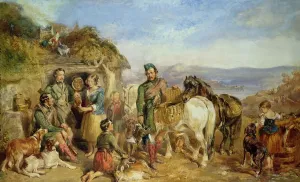 Return from the Shoot Print by John Frederick Tayler