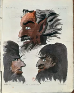 Astaroth, Abaddon and Mammon, three demons from The Magus by the artist Astaroth, Abaddon and Mammon, three demons from The Magus by the artist