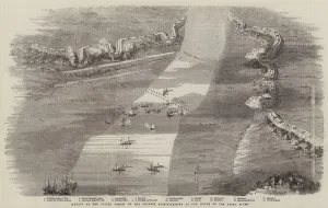 Attack by the Allied Forces on the Chinese Fortifications at the Mouth of the Peiho River (engraving) Attack by the Allied Forces on the Chinese Fortifications at the Mouth of the Peiho River (engraving)