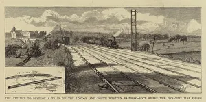 The Attempt to destroy a Train on the London and North Western Railway, Spot where the Dynamite was found (engraving) The Attempt to destroy a Train on the London and North Western Railway, Spot where the Dynamite was found (engraving)