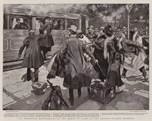The Attempted Assassination of the Prince of Wales at the Railway Station, Brussels (litho) The Attempted Assassination of the Prince of Wales at the Railway Station, Brussels (litho)