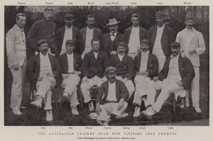 The Australian Cricket Team now visiting this Country (b/w photo) The Australian Cricket Team now visiting this Country (b/w photo)