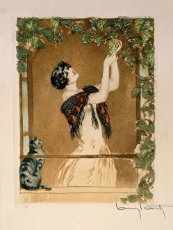 Autumn, (etching and aquatint, printed in colours) Autumn, (etching and aquatint, printed in colours)