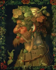 Autumn, from a series depicting the four seasons, commissioned by Emperor Maximilian II Autumn, from a series depicting the four seasons, commissioned by Emperor Maximilian II
