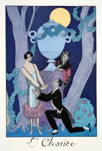 Avarice, from Falbalas & Fanfreluches, Almanach des Modes Presentes, Passees et Futures, 1925 (colour litho) Avarice, from Falbalas & Fanfreluches, Almanach des Modes Presentes, Passees et Futures, 1925 (colour litho)