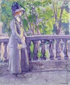 The Balcony, Mornington Crescent, 1911 (oil on canvas) The Balcony, Mornington Crescent, 1911 (oil on canvas)