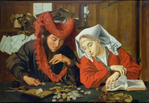 The Banker and his Wife, 1538 (oil on canvas) The Banker and his Wife, 1538 (oil on canvas)