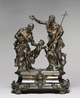 Baptism of Christ, designed 1645-46, probably made 1650-55 (bronze) Baptism of Christ, designed 1645-46, probably made 1650-55 (bronze)