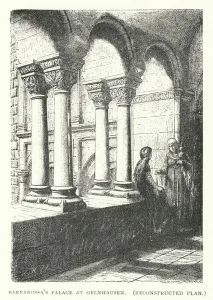 Barbarossa's Palace at Gelnhausen (engraving) Barbarossa's Palace at Gelnhausen (engraving)