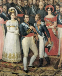 The barkage of Ferdinand VII in Puerto de Santa Maria, in 1823 (oil on canvas) The barkage of Ferdinand VII in Puerto de Santa Maria, in 1823 (oil on canvas)