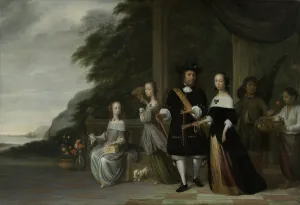 Batavian VOC chief merchant Pieter Cnoll and his family, 1665 (oil on canvas) Batavian VOC chief merchant Pieter Cnoll and his family, 1665 (oil on canvas)