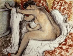 After the Bath, Woman Drying; Apres le Bain, Femme S'Essuyant, c After the Bath, Woman Drying; Apres le Bain, Femme S'Essuyant, c