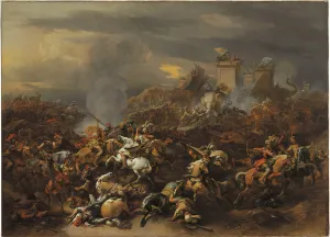 The Battle between Alexander and Porus (oil on canvas) The Battle between Alexander and Porus (oil on canvas)