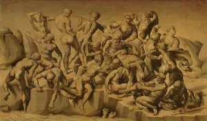 The Battle of Cascina, or The Bathers, after Michelangelo, 1542 (oil on panel) The Battle of Cascina, or The Bathers, after Michelangelo, 1542 (oil on panel)