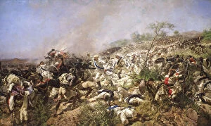 Related Images Collection: The Battle of Dogali, 1896 (oil on canvas)