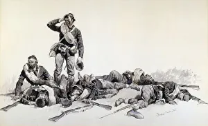 After the Battle, (ink and wash on paper laid on board) After the Battle, (ink and wash on paper laid on board)