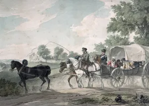 Belgian Wagon conveying Wounded from the Field after the Battle of Waterloo, 1815 Belgian Wagon conveying Wounded from the Field after the Battle of Waterloo, 1815