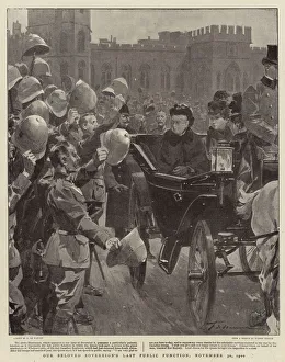 Our beloved Sovereign's Last Public Function, 30 November 1900 (engraving) Our beloved Sovereign's Last Public Function, 30 November 1900 (engraving)