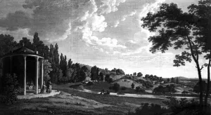 Belvedere in Saint Leu la Foret, France, c. 1820 (engraving) Belvedere in Saint Leu la Foret, France, c. 1820 (engraving)