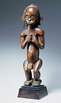 Related Images Collection: Bieri Figure, Betsi-Nzaman, Fang Culture, from Gabon (wood & copper) (see also 193776-977)
