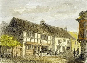 Birthplace of William Shakespeare (colour engraving) Birthplace of William Shakespeare (colour engraving)