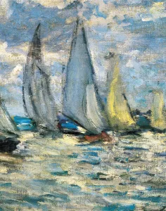 The boats or regatta in Argenteuil (detail) around 1874, (oil on canvas) The boats or regatta in Argenteuil (detail) around 1874, (oil on canvas)