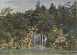 Bois de Boulogne, La Cascade (coloured photo) Bois de Boulogne, La Cascade (coloured photo)