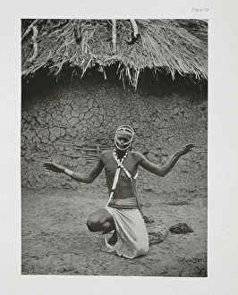 Traditional Wedding Attire Prints: A Bomvana dancing. This man is dancing'-or posturing as we should call it