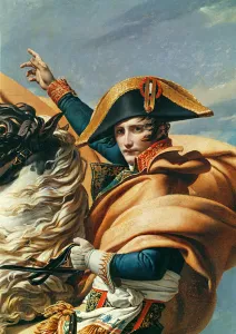 Bonaparte Crossing the Alps (oil on canvas) (detail of 18491) Bonaparte Crossing the Alps (oil on canvas) (detail of 18491)