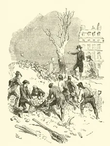 Bonaparte and his school mates in mimic martial array, Brienne School (engraving) Bonaparte and his school mates in mimic martial array, Brienne School (engraving)