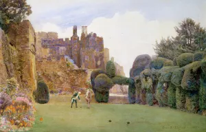 The Bowling Green, Berkeley Castle, Gloucestershire The Bowling Green, Berkeley Castle, Gloucestershire
