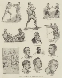 Boxing Performances at Her Majesty's Theatre (engraving) Boxing Performances at Her Majesty's Theatre (engraving)