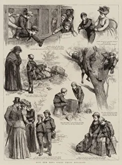 How Our Boys spent their Holidays (engraving) How Our Boys spent their Holidays (engraving)
