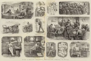 With a British Squadron Abroad, the Arrival of Mails (engraving) With a British Squadron Abroad, the Arrival of Mails (engraving)