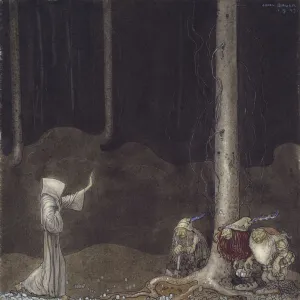 Brother St. Martin and the Three Trolls, 1913 (w/c on paper) Brother St. Martin and the Three Trolls, 1913 (w/c on paper)