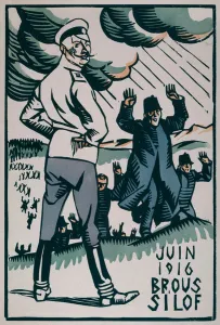 Brusilov Offensive of June 1916, 1916 (woodcut) Brusilov Offensive of June 1916, 1916 (woodcut)