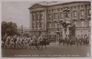 At Buckingham Palace after the Trooping of the Colour (b/w photo) At Buckingham Palace after the Trooping of the Colour (b/w photo)