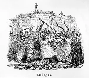 Bundling Up, illustration from Mornings at Bow Street: A Selection of the Most Humorous Bundling Up, illustration from Mornings at Bow Street: A Selection of the Most Humorous