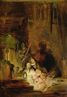 Burying the Regalia of Scotland (oil on canvas) Burying the Regalia of Scotland (oil on canvas)