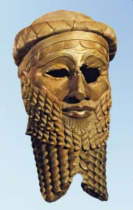 Bust of king Sargon of Akkad, Nineveh, c. 2300 BC (bronze)