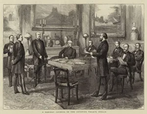 A Cabinet Council in the Imperial Palace, Berlin (engraving) A Cabinet Council in the Imperial Palace, Berlin (engraving)