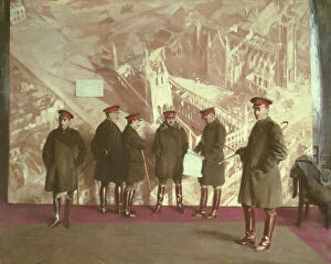 Belgium Collection: Canadian Headquarters Staff, 1918 (oil on canvas)