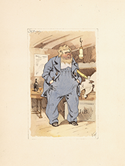 Captain Jack Bunsby, from Dombey and Son (1848), 1883 (pen and ink, watercolour) Captain Jack Bunsby, from Dombey and Son (1848), 1883 (pen and ink, watercolour)