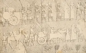 Detail from Captives and Spoil from the City of Lachich Detail from Captives and Spoil from the City of Lachich