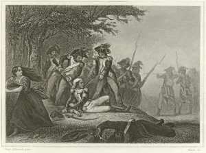 The capture of Charette (engraving) The capture of Charette (engraving)