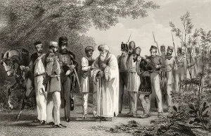 Capture of the King of Delhi by Captain Hodson, from The History of the Indian Capture of the King of Delhi by Captain Hodson, from The History of the Indian