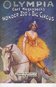 Carl Hegenbeck's Wonder Zoo And Big Circus (colour litho) Carl Hegenbeck's Wonder Zoo And Big Circus (colour litho)