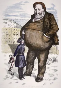 Cartoon featuring William Marcy Boss Tweed (1823-78) from Harper' Cartoon featuring William Marcy Boss Tweed (1823-78) from Harper'